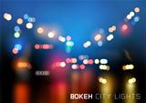 Bokeh Vector Night Lights