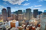Downtown Boston Aerial View
