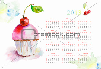 Calendar for 2013 