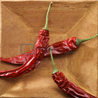 red pepper on wood