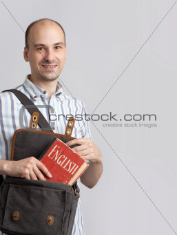 Man with book