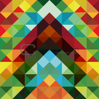 Abstract colorful triangle pattern background