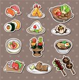  Japanese food stickers