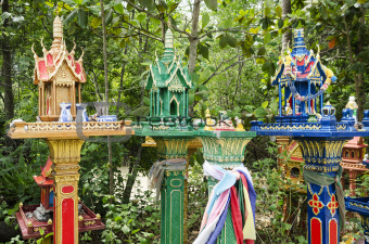 spirit houses in thailand