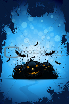 Grunge Halloween Party Background