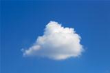 Cloud in the blue sky
