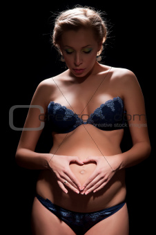 pregnant woman 