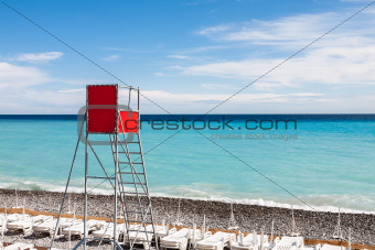Lifeguard observation point