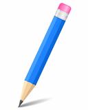 Blue pencil