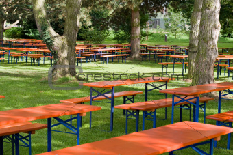 Beer tables and benches