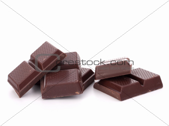 Chocolate bars stack 