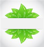 Bio concept design eco friendly banner