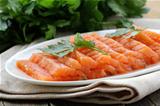 elite cultivar of red fish salted salmon