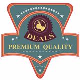 Premium quality retro label
