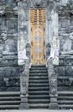 temple door in bali indonesia