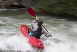 Action kayaking