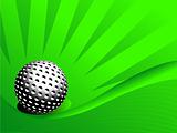 abstract golf ball illustration