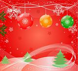 Christmas abstract Background - vector