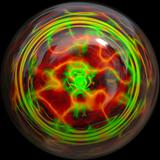Glowing crustal ball