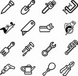Tool icon series set Icons