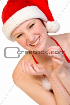 Christmas Elf having fun