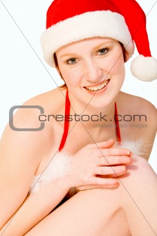 Wellnes christmas girl