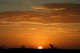 Australian outback sunset