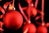 Red balls - Christmas decoration