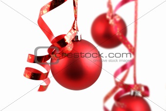 Red balls - Christmas decoration
