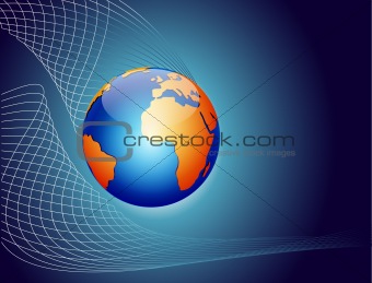 wallpaper of globe vector abstract background 