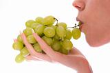 Tasting grapes