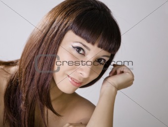 Beautiful Amer-Asian Young Woman