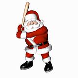 Santa Baseball 1