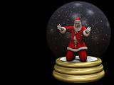 Santa Trapped in Snow Globe 2