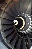 airplane's jet engine