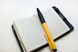 pen, notebook