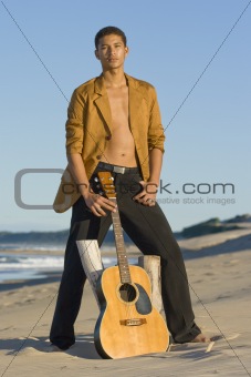 Beach Guitarist