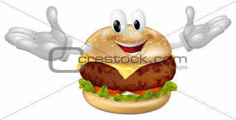Burger Mascot Man
