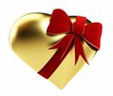 gold heart of the red bow 