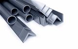 metallic pipes, corners, types 