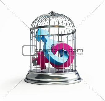 cage for birds man and women