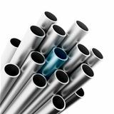 Gray metallic pipes