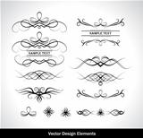 vector set of design elements