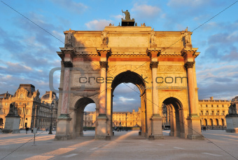 Paris.  Arch  Carrousel