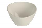 white modern bowl isolated