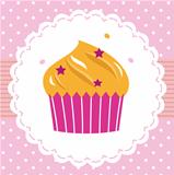 Cute sweet party cupcake card