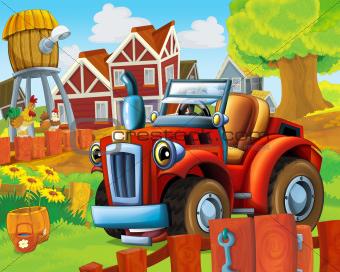 The happy tractor