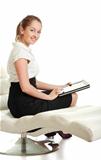 Young Businesswoman With Laptop