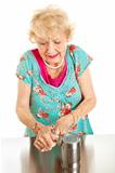 Senior Woman with Arthritis Pain