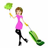Cleaning Lady Character